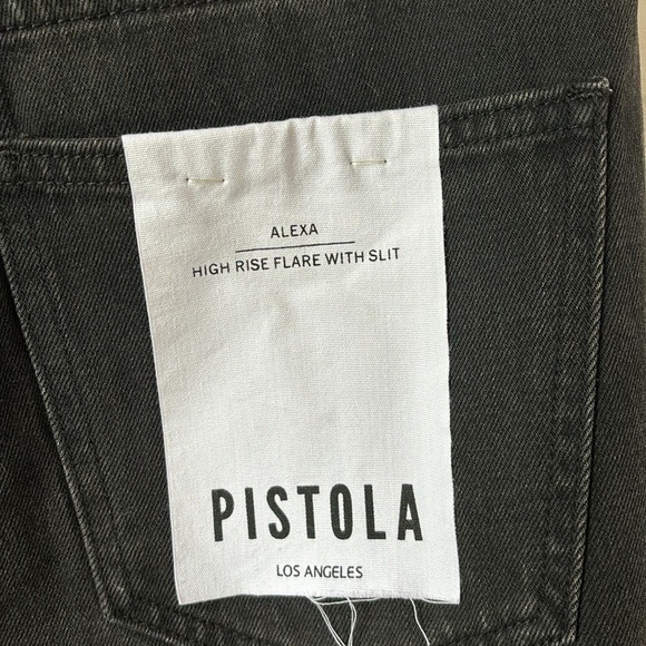PISTOLA ALEXA HIGH RISE FLARE JEANS WITH SLIT - Picture 11 of 14
